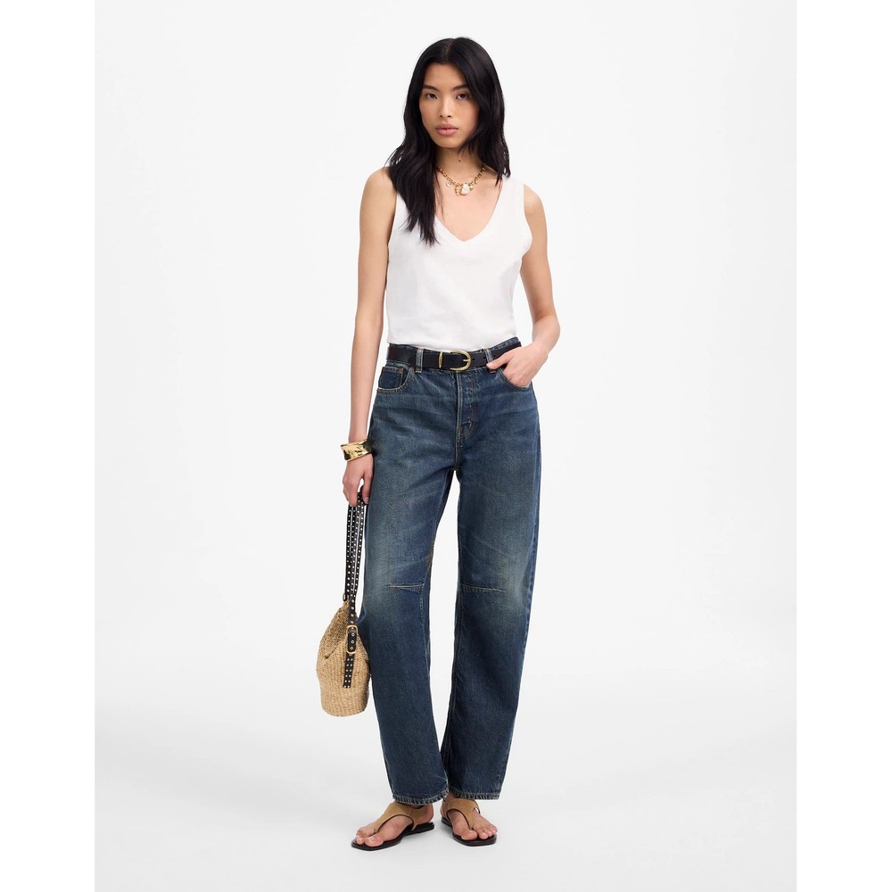 Madewell Dark Blue Wide-Leg Jeans